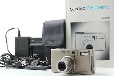 [Top MINT W/Case] Contax TVS 5.0MP Digital Camera Titanium Silver From JAPAN • $1010.88