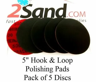 Sanding Discs Hook And Loop Mirka 5 Inch Dust Free Wet And Dry Polishing Abralon • $20.25