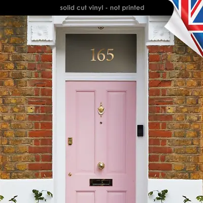 £10.10 • Buy House Number Front Door Sign Fanlight Vinyl Decal Sticker Door Numbers 5129-0419