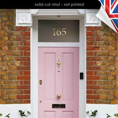 £10.10 • Buy House Number Front Door Sign Fanlight Vinyl Decal Sticker Door Numbers 5129-0419