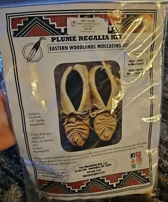 Plume Regalia Kits Moccasin Kit  Eastern Woodlands 4827-102-001 Up To Size 8 $52 • $21.99