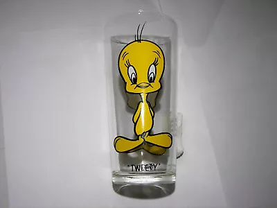 Tweety Looney Tunes Warner Bros PEPSI Collector Series Glass Cup Vintage 1973 • $14.99