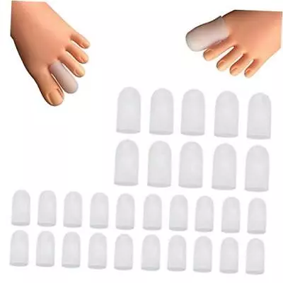 30 Pieces Gel Toe Caps Silicone Toe Protector Toe Covers To Protect From White • $21.03