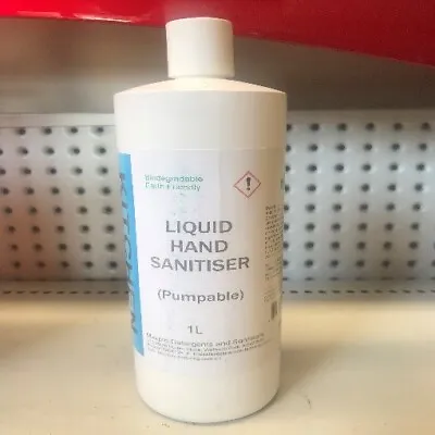 Hand Sanitiser 1L - 70% Alcohol • $50