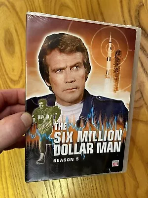 THE SIX MILLION DOLLAR MAN SEASON 5 NEW DVD Factory SEALED 2010 • $24.75