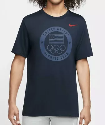 Nike Men’s DRI-FIT Team USA United States Olympic T-Shirt Sz. XS NEW CN1481-451 • $10