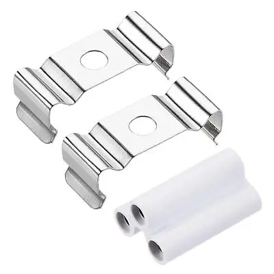 T5 S Bracket LED Fluorescent Tube Holder With 3 Pin Connectors • £5.12