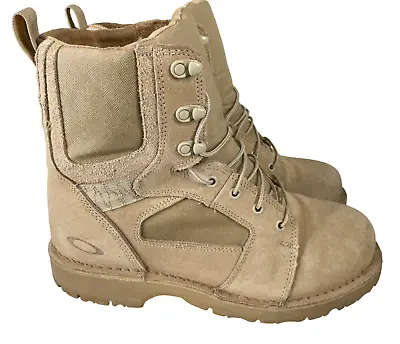 Oakley Men's SI Gatling 8  Tan Leather Assault Boots Size 10.5M (11091-889) EUC • $61.50
