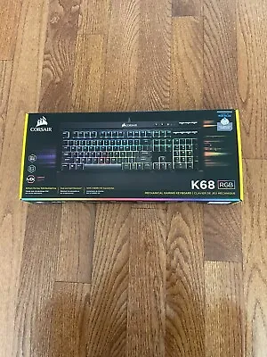 Corsair K68 RGB (CH9102010NA) Mechanical Gaming Keyboard Cherry Blue Mx. • $99.99
