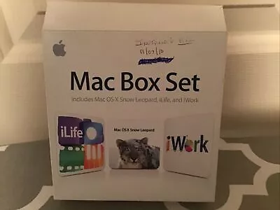 Mac Box Set: OS X Snow Leopard ILife And IWork MC680Z/A • $45