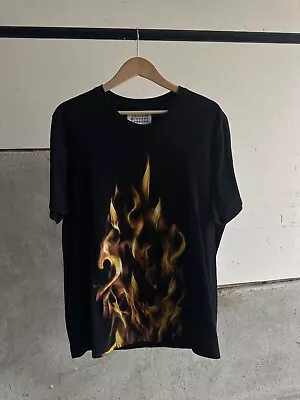 Vintage Maison Margiela SS2012 Flame T-Shirt            Size Large • $175