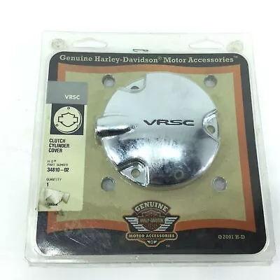 NOS Genuine Harley 2002-2003 V-ROD Chrome CLUTCH ACTUATOR VRSC Logo 34810-02 • $10