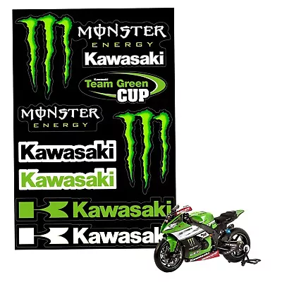 Kawasaki Monster MOTORCYCLE Stickers Decals • £18.04