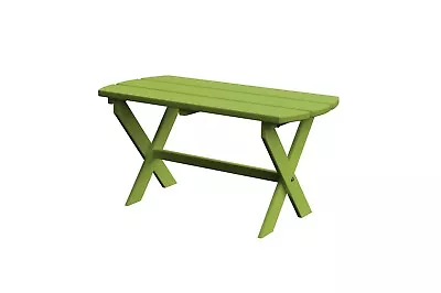 Outdoor Poly Folding Oval Coffee Table - Multiple Colors - Amish Made In USA • $316.10