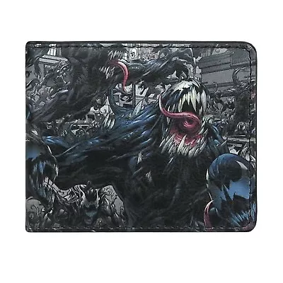 Venom In Action Bi-Fold Wallet Black • $17.99