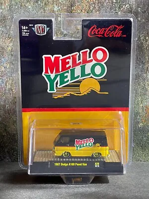 M2 Machines Coca Cola 1967 Dodge A100 Panel Van Mellow Yellow CHASE • $29.99