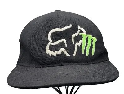 Fox Monster Energy Hat Fitted Baseball Cap Snapback Cotton Logo Drink  • $15.99