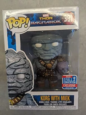 Marvel – Thor Ragnarok - Korg With Miek Pop! NYCC 2018 Vinyl Figure #391 • $25