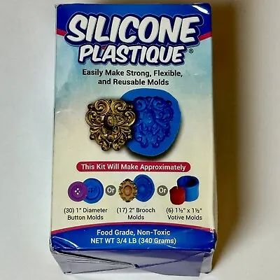 Silicone Plastique Food Grade Mold Making Putty 3/4lb 1:1 Mix (Part A & B) • $32.99