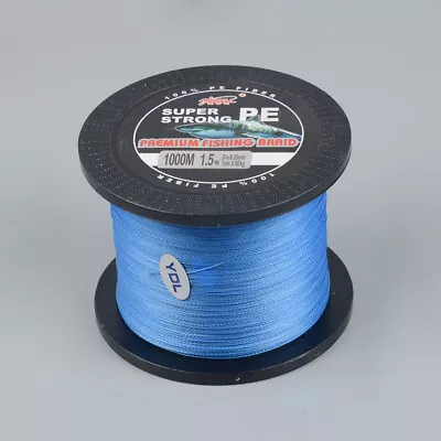 $31.99 • Buy PE Braid Fishing Line Abrasion Resistant 30 40 45 50 60 70 80 85LB 1000M Blue