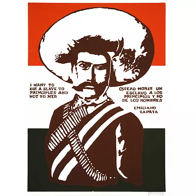 Propaganda Political Mexico Zapata Revolutionary Martyr New Fine Art Print Poste • $23.49