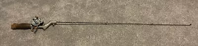 Antique Collector Wave King Steel Fishing Rod 42” W/ Pflueger SkilKast No. 1953 • $142.99