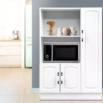 Sideboard Cabinet Storage Buffet Cupboard Display Shelves Hallway Kitchen Pantry • $253.95