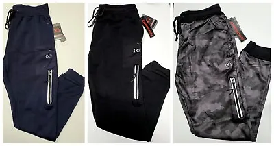 2(X)IST Men's Jogger Pants Sweatpants Medium 32-34 Large 36-38 Blue Black Camo • $11.95