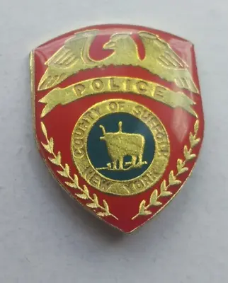 £15.50 • Buy Police Lapel Badge. County Of Suffolk ,New York State USA