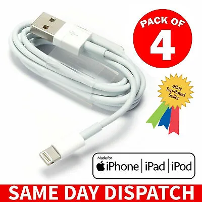 Heavy Duty USB Charger Sync Wire Cable Lead For IPhone 11 XR XS 8 7 6s IPad AIR • £2.99