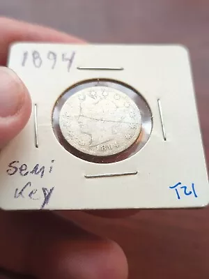 $6.99 • Buy 1894 Liberty  V  Nickel - Actual Coin Pictured - Free Shipping - T21