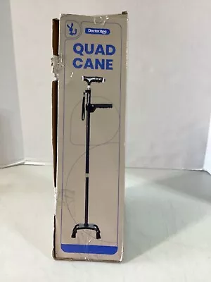 Doctor.Roo Quad Cane With LED Light Adjustable Walking Cane With Stand Assist • $17.99