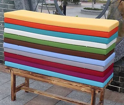 Outdoor 2 3 4 Seater Bench Pad Waterproof Fabric Garden Furniture Seat Cushion • £23.99