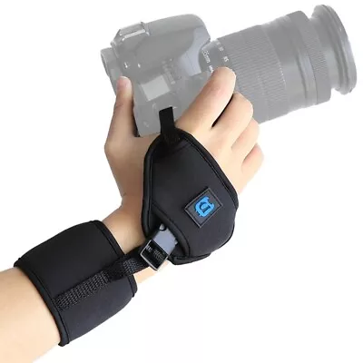 Hand Grip Wrist Neopren Strap For Canon EOS Nikon Sony Pentax DSLR SLR Camera • £6.49