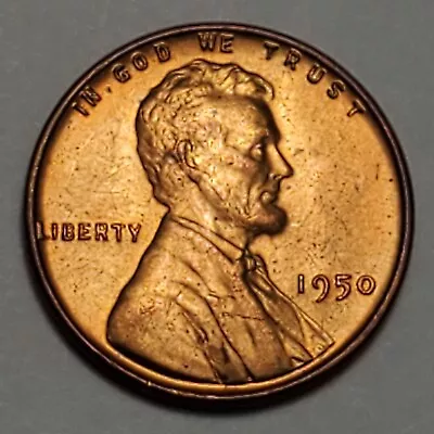 Nicer Low Mintage Business Uncirculated++ 1950 P Lincoln Wheat Cent • $1.25