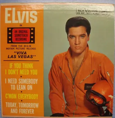 Elvis Presley - Viva Las Vegas - 1964 EPA-4382 45 • $25