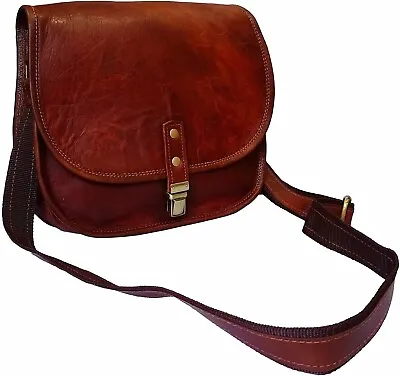 Handmade Women's Vintage Style | Leather CrossBody Shoulder Bag Purse PL1-1.64 • $45.89