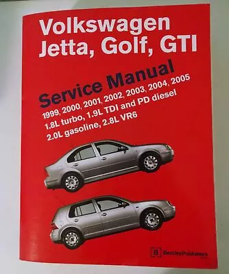 Volkswagen Jetta Golf GTI Service Manual: 1999-2005 1.8l Turbo 1.9l TDI ... • $164.07
