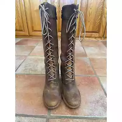 Frye Villager Lace Up Boots Size 9 • $175