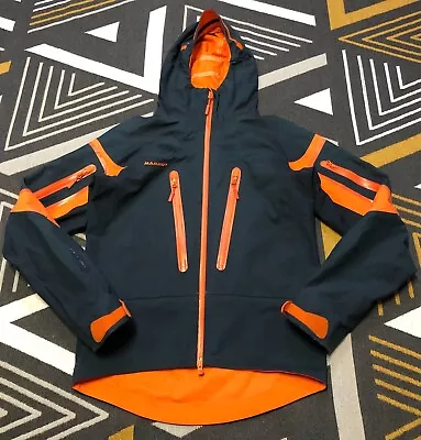 Men's Mammut Extreme Logan Jacket Goretex Pro Orange 3layer Size M Rare Rrp £600 • £200