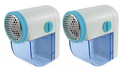 £7.99 • Buy 2 X ELECTRIC LINT REMOVER Clothes Bobble Fluff Shaver Battery Operated Debobbler