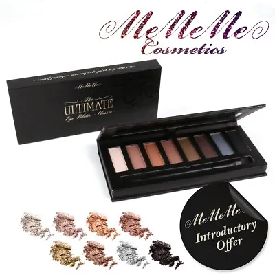 MeMeMe CLASSIC ULTIMATE EYE PALETTE Eyeshadows Natural Neutral Gold Nude Brown • £3.91