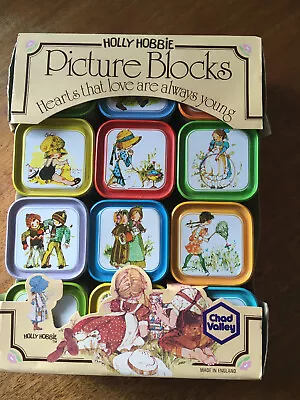 Vintage 1970s Holly Hobbie's  Picture Blocks • £19