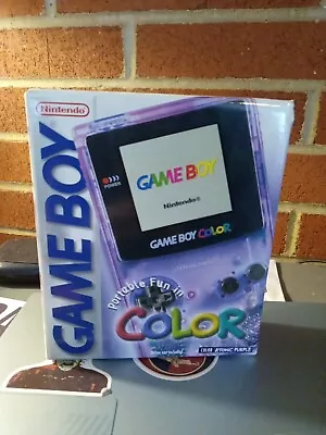 Nintendo Game Boy Color  - Atomic Purple With Box • $150