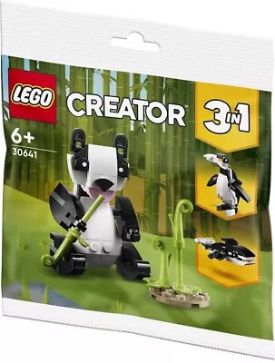 LEGO CREATOR 3 In 1 Panda/Penguin/Orca (30647) Polybag - BRAND NEW • $9.85