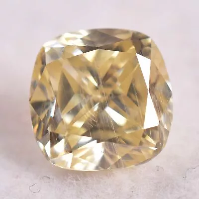 1.30 Cts Synthetic GH Color Moissanite Cushion Cut Certified Gemstone • $22.09