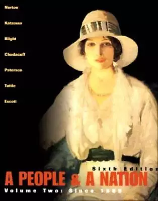 A People And A Nation: A History Of The United States (Volume II Sinc - GOOD • $7.59