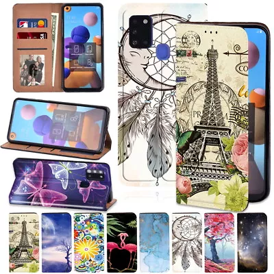 £4.99 • Buy PU Leather  Wallet Stand Case Cover For Samsung Galaxy S8/9/10/20 A10/20/30/40