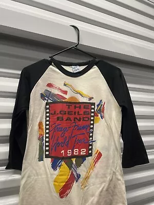 Vintage J Geils Band 1981 Freeze-Frame World Tour Concert T-Shirt Small • $85