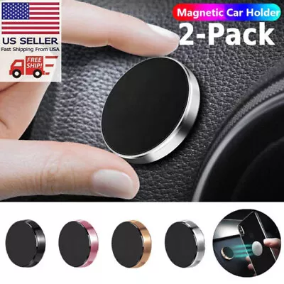 2-Pack Magnetic Universal Car Mount Holder For Cell Phone Samsung Galaxy IPhone • $4.99